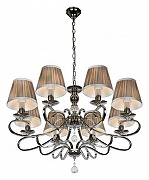 Люстра iLamp Holiday RM6116/8CR цвет плафона/подвески Коричневый, цвет арматуры Хром-2