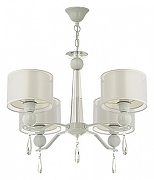 Люстра Arti Lampadari Rufina Rufina E 1.1.4.600 W цвет плафона/подвески Белый, Прозрачный, цвет арматуры Белый-2
