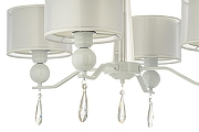 Люстра Arti Lampadari Rufina Rufina E 1.1.4.600 W цвет плафона/подвески Белый, Прозрачный, цвет арматуры Белый-5