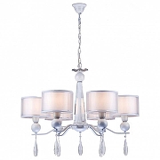 Люстра Arti Lampadari Rufina Rufina E 1.1.6.600 W цвет плафона/подвески Белый, Прозрачный, цвет арматуры Белый-1