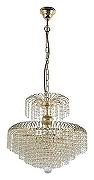Люстра Arti Lampadari Salentino Salentino E 1.5.40.100 G цвет плафона/подвески Прозрачный, цвет арматуры Золото-1