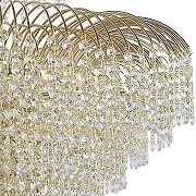 Люстра Arti Lampadari Salentino Salentino E 1.5.60.100 G цвет плафона/подвески Прозрачный, цвет арматуры Золото-3
