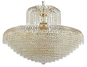 Люстра Arti Lampadari Salentino Salentino E 1.5.80.100 G цвет плафона/подвески Прозрачный, цвет арматуры Золото