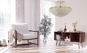 Люстра Arti Lampadari Salentino Salentino E 1.5.80.100 G цвет плафона/подвески Прозрачный, цвет арматуры Золото-6