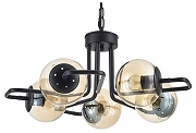 Люстра Arti Lampadari Silvia Silvia E 1.1.5 B цвет плафона/подвески Желтый, цвет арматуры Черный