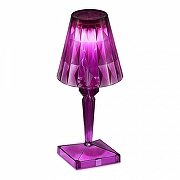 Настольная лампа ST-Luce Sparkle SL1010.704.01 цвет плафона/подвески Фиолетовый, цвет арматуры Фиолетовый-1