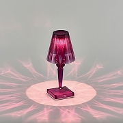 Настольная лампа ST-Luce Sparkle SL1010.704.01 цвет плафона/подвески Фиолетовый, цвет арматуры Фиолетовый-3
