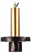 Подвесной светильник ST-Luce P1etra SL1210.403.01 цвет плафона/подвески Черный, цвет арматуры Золото