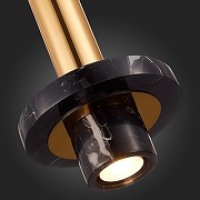 Подвесной светильник ST-Luce P1etra SL1210.403.01 цвет плафона/подвески Черный, цвет арматуры Золото-9