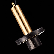 Подвесной светильник ST-Luce P1etra SL1210.403.01 цвет плафона/подвески Черный, цвет арматуры Золото-11