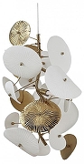 Люстра ST-Luce Dahl1a SL1518.303.05 цвет плафона/подвески Белый, Латунь, цвет арматуры Латунь