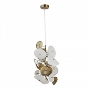 Люстра ST-Luce Dahl1a SL1518.303.05 цвет плафона/подвески Белый, Латунь, цвет арматуры Латунь-1
