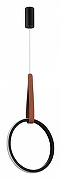 Подвесной светильник ST-Luce Shape SL6131.403.12 цвет плафона/подвески Черный, цвет арматуры Терракот, Черный-2