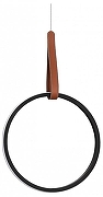 Подвесной светильник ST-Luce Shape SL6131.403.20 цвет плафона/подвески Черный, цвет арматуры Терракот, Черный