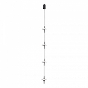 Подвесной светильник ST-Luce Zen1th SL6231.403.04 цвет плафона/подвески Прозрачный, цвет арматуры Черный-1