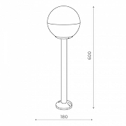 Фонарный столб ST-Luce Ombra SL9000.405.01 цвет плафона/подвески Белый, Черный, цвет арматуры Черный-4