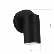 Светильник на штанге ST-Luce Tubo SL9008.401.01 цвет плафона/подвески Черный, цвет арматуры Черный-4