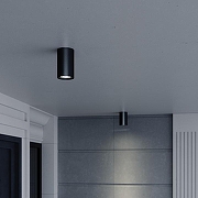 Накладной светильник ST-Luce Tubo SL9010.412.01 цвет плафона/подвески Черный, цвет арматуры Черный-2