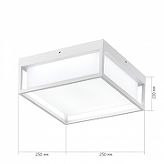 Накладной светильник ST-Luce Cubo SL9517.502.01 цвет плафона/подвески Белый, цвет арматуры Белый-2