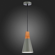 Подвесной светильник EVOLUCE Modica SLE125173-01 цвет плафона/подвески Коричневый, Серый, цвет арматуры Серый-4