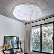 Накладной светильник Эра Slim SPB-6 Slim 2 36-6K цвет плафона/подвески Белый, цвет арматуры Белый-1