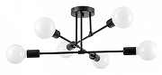 Люстра на штанге Lampit NOVA TC 2010-6 BK цвет арматуры Черный
