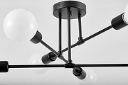 Люстра на штанге Lampit NOVA TC 2010-6 BK цвет арматуры Черный-4