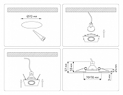 Встраиваемый светильник Ambrella Light TN TN102817 цвет Белый-6