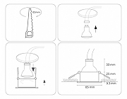Встраиваемый светильник Ambrella Light TN TN1181 цвет Черный-6