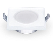 Встраиваемый светильник Ambrella Light TN TN138 цвет плафона/подвески Прозрачный, цвет арматуры Белый-5