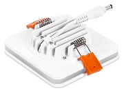 Встраиваемый светильник Ambrella Light TN TN141 цвет плафона/подвески Белый, цвет арматуры Белый-1