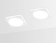 Встраиваемый светильник Ambrella Light TN TN141 цвет плафона/подвески Белый, цвет арматуры Белый-2