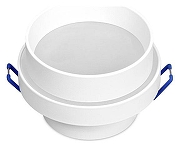 Встраиваемый светильник Ambrella Light TN TN198 цвет плафона/подвески Белый, цвет арматуры Белый-1