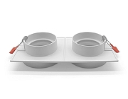 Встраиваемый светильник Ambrella Light TN TN318 цвет плафона/подвески Белый, цвет арматуры Белый-3