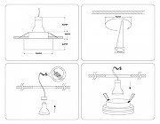 Встраиваемый светильник Ambrella Light TN TN3321 цвет Белый-14