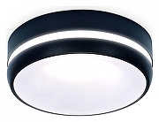 Встраиваемый светильник Ambrella Light TN TN3335 цвет плафона/подвески Белый, Черный, цвет арматуры Черный