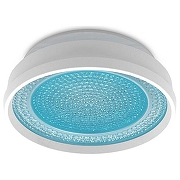 Встраиваемый светильник Ambrella Light TN TN344 цвет плафона/подвески Голубой, цвет арматуры Черный