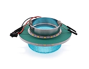 Встраиваемый светильник Ambrella Light TN TN351 цвет плафона/подвески Голубой, цвет арматуры Хром-5