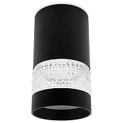 Накладной светильник Ambrella Light TN TN374 цвет плафона/подвески Прозрачный, Хром, цвет арматуры Черный