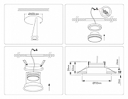 Встраиваемый светильник Ambrella Light TN TN51822 цвет Белый-6