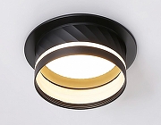 Встраиваемый светильник Ambrella Light TN TN5219 цвет плафона/подвески Белый, Черный, цвет арматуры Черный-2