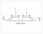 Встраиваемый светильник Ambrella Light TN TN52344 цвет Черный-8