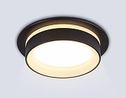 Встраиваемый светильник Ambrella Light TN TN6708 цвет плафона/подвески Черный, цвет арматуры Черный-1