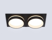 Встраиваемый светильник Ambrella Light TN TN6712 цвет плафона/подвески Черный, цвет арматуры Черный-1