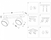 Спот Ambrella Light TN TN71012 цвет плафона/подвески Черный, цвет арматуры Черный-5