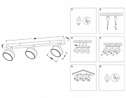 Спот Ambrella Light TN TN71018 цвет плафона/подвески Черный, цвет арматуры Черный-5