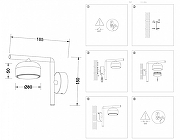 Бра Ambrella Light TN TN71042 цвет плафона/подвески Белый, цвет арматуры Белый-4