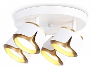 Спот Ambrella Light TN TN71241 цвет плафона/подвески Белый, Золото, цвет арматуры Белый