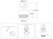 Спот Ambrella Light TN TN71282 цвет плафона/подвески Черный, Золото, цвет арматуры Черный-7
