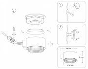 Бра Ambrella Light TN TN71296 цвет плафона/подвески Белый, Черный, цвет арматуры Белый-8